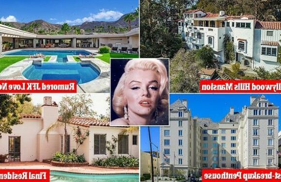 A look at the properties that Marilyn Monroe called home