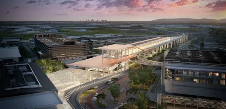 Airport ‘sky rail’ station $1b cheaper and faster to build, says transport minister