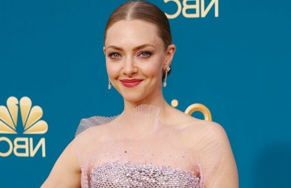 Amanda Seyfried Wears All-Over Sequined Dress at the Emmys