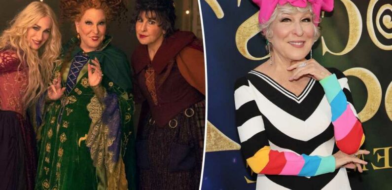 Bette Midler: I dont need Hocus Pocus 2 to burnish my gay icon status