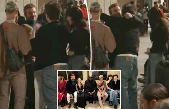 Brooklyn Beckham, Nicola Peltz attend Victorias tearful fashion show amid rift