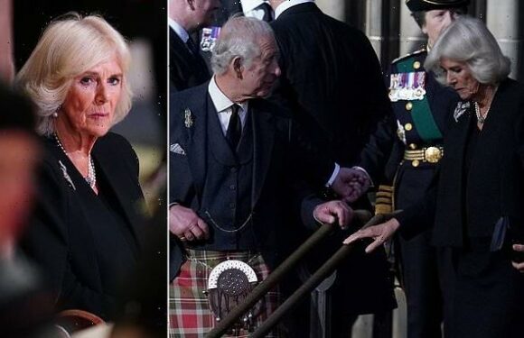 Camilla remains a steadfast support for her husband