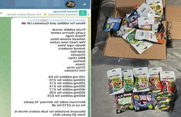 Cannabis in fake HARIBO bags 'pushed to children' on social media