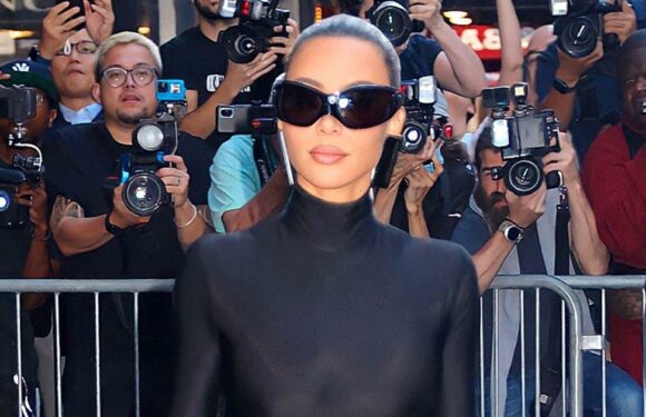 Catwoman! Kim Kardashian Steps Out in the Wildest Tiger Print Pantaboots
