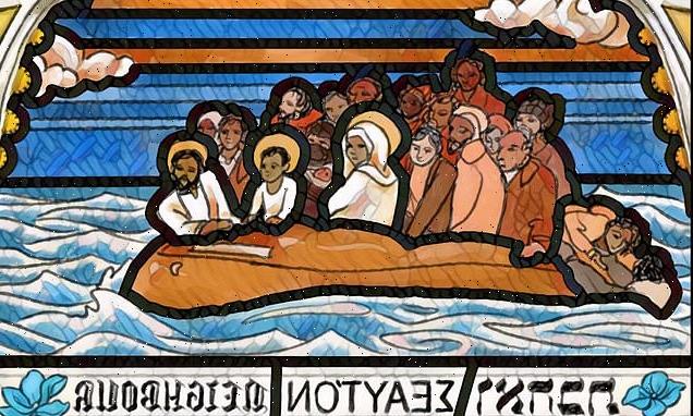 Church swaps Colston stained glass window for Jesus in migrant boat