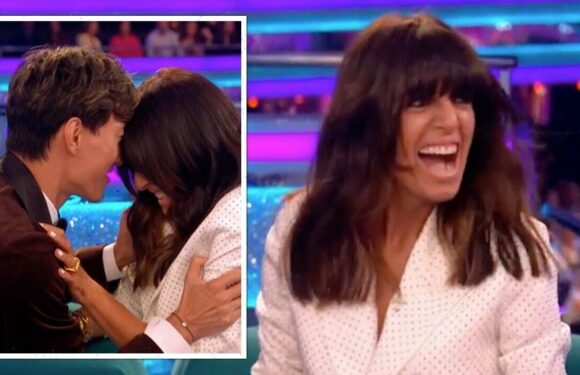 Claudia Winkleman screams ‘I’m pregnant’ after sensual Rumba demo