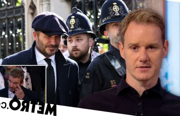 Dan Walker slams claim David Beckham visited Queen's coffin for 'exposure'