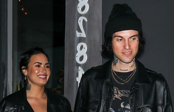 Demi Lovato & Boyfriend Jutes Hold Hands While Out For Dinner in Los Angeles