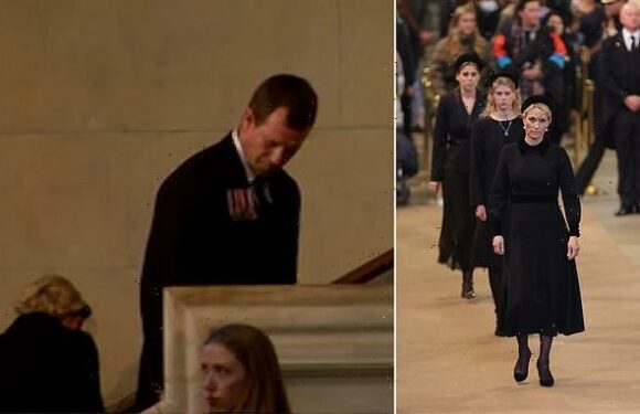 Did Zara Tindall lose her shoe at the vigil?