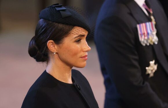 Duchess Meghan opts for much-adored wardrobe staple for the Queens funeral