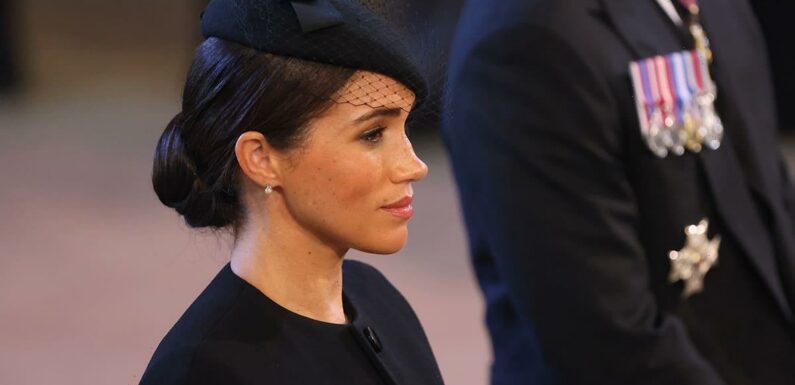 Duchess Meghan opts for much-adored wardrobe staple for the Queens funeral