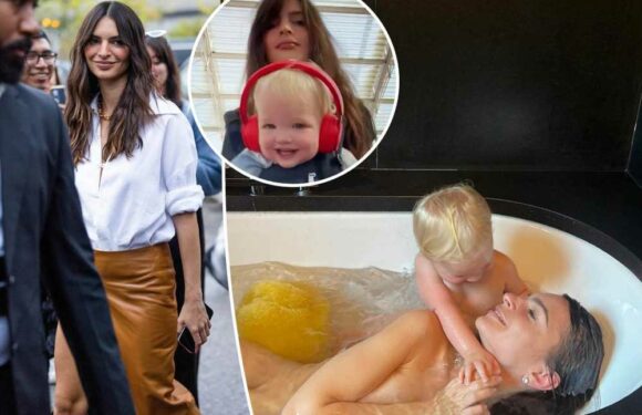 Emily Ratajkowski dances with son after bathtub photos: Stop talkin bout me