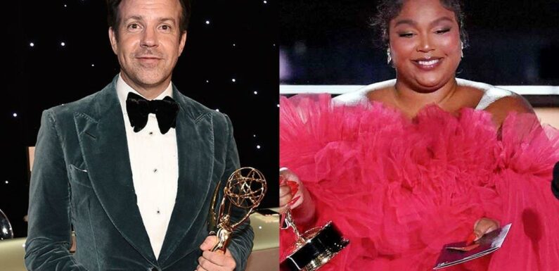 Emmys 2022: Lizzo Is First-Time Winner, Jason Sudeikis Wins Back-to-Back Trophy