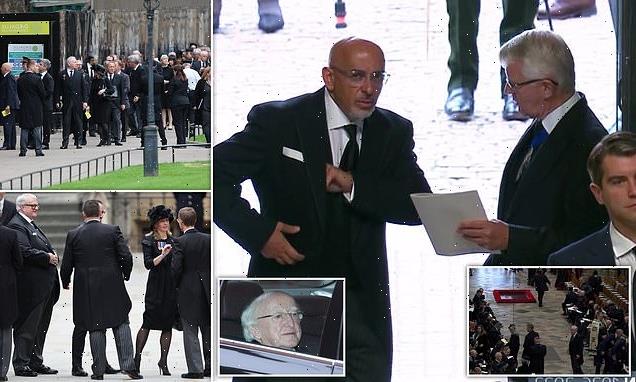 First funeral guests arrive to mourn Queen at her state funeral