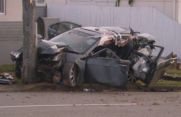 Five teens hurt in Sydney car crash in eerie echo of Buxton tragedy