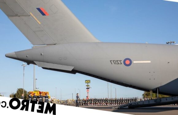 Flight carrying Queen Elizabeth's coffin becomes the most tracked in history