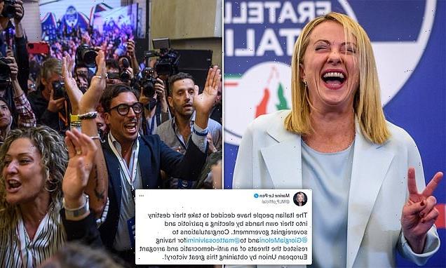 Giorgia Meloni vows to 'lift Italy up' after election victory