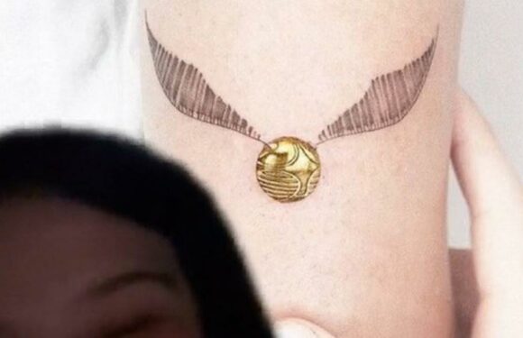 Harry Potter fans in stitches after woman’s golden snitch tattoo goes wrong