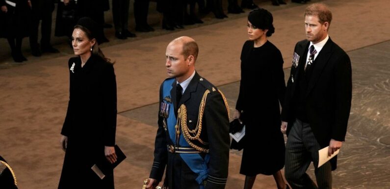 Harry and Meghan had dinner with William and Kate after receiving Queen’s coffin