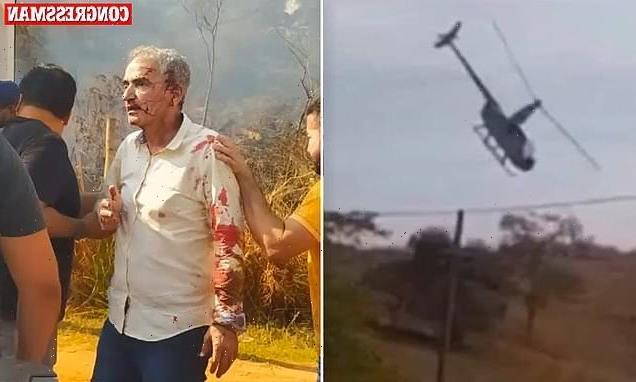 Helicopter crashes as Brazilian congressman and three others survived