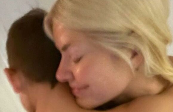 Holly Willoughbys emotional pic with son after queuegate row