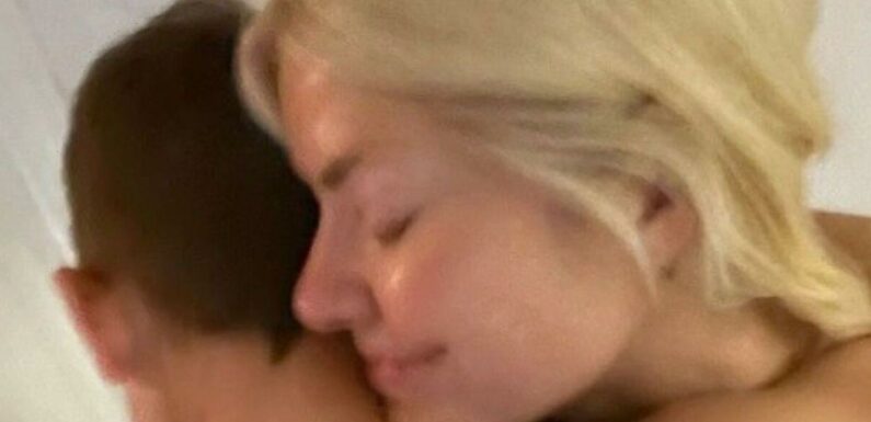 Holly Willoughbys emotional pic with son after queuegate row