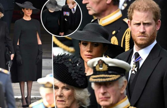 How Prince Harry made Meghan Markle feel ‘comfortable’ at Queen’s funeral