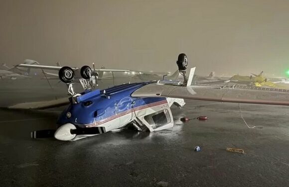 Hurricane Ian wreaks havoc as planes flipped over and buildings fully underwater