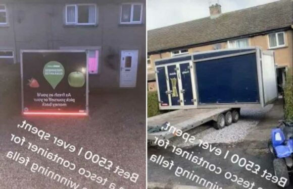 I bought a Tesco container unit for my front lawn – people say my neighbours must hate me but it was such a good buy | The Sun