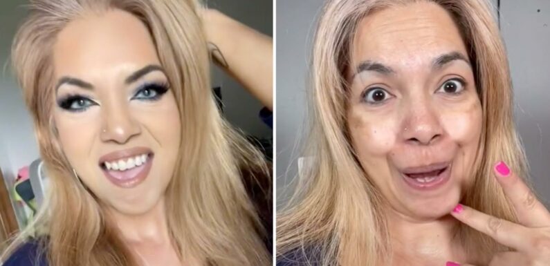 I'm a catfish queen – people mock me for looking unrecognizable with my makeup skills but it makes me look years younger | The Sun