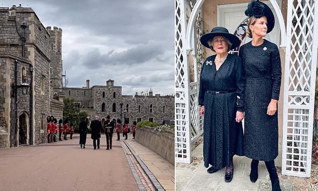India Hicks shares a video showing mourners walking at Windsor Castle