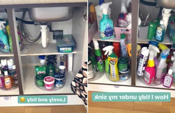 I'm a cleaning guru & found a cheap tidying solution you can pick up on Amazon or at The Range & it's a game changer | The Sun