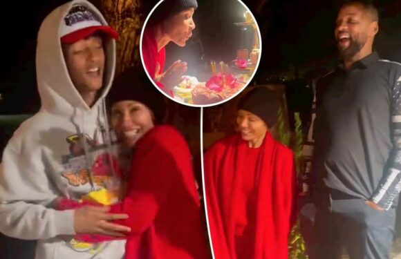 Jada Pinkett Smith shares video from birthday celebration with Will Smith