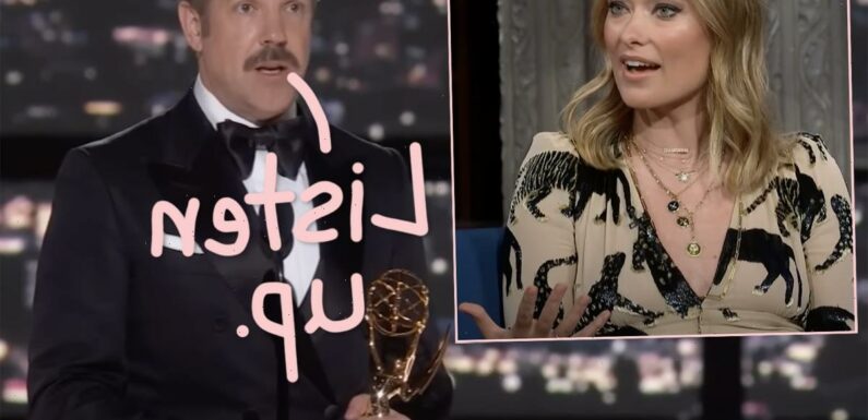 Jason Sudeikis Praises His Kids & Mentions 'Good And Evil' In Emmys Speech Amid Olivia Wilde Custody Battle