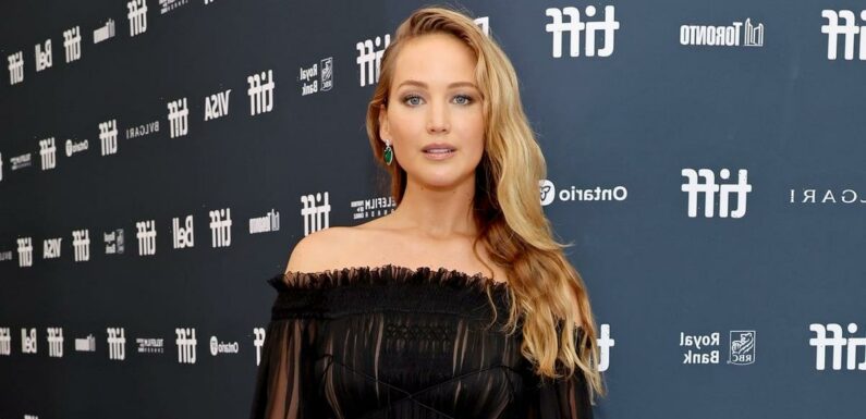 Jennifer Lawrence Rocks a Sheer Dior Gown For First Premiere Since Becoming a Mom