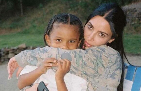 Kardashian fans say Kim & eldest son Saint, 6, look like 'twins' & point out their similar facial features in throwback | The Sun