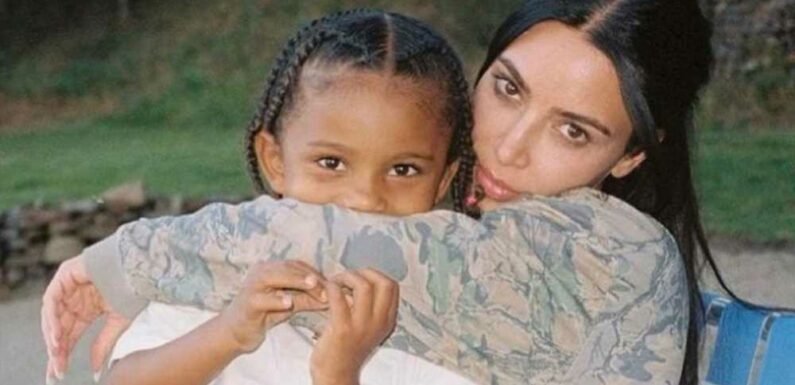 Kardashian fans say Kim & eldest son Saint, 6, look like 'twins' & point out their similar facial features in throwback | The Sun