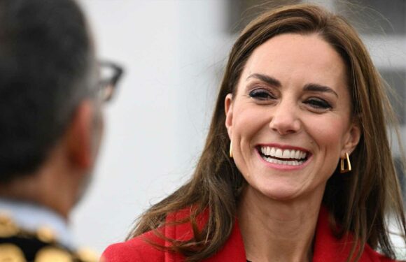 Kate Middleton Kicks Off Fall With a Red Peacoat