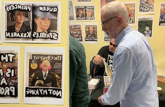 Kate and Meghan mocked at fringe event… visited by Jeremy Corbyn