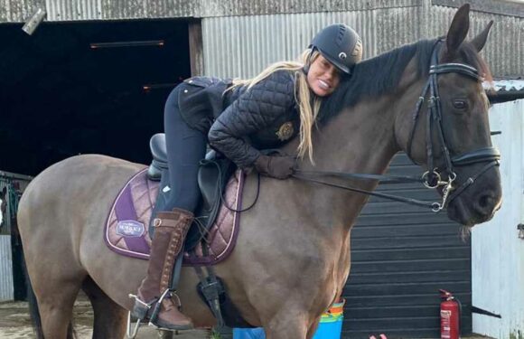 Katie Price shows off nasty injuries after horse riding accident | The Sun