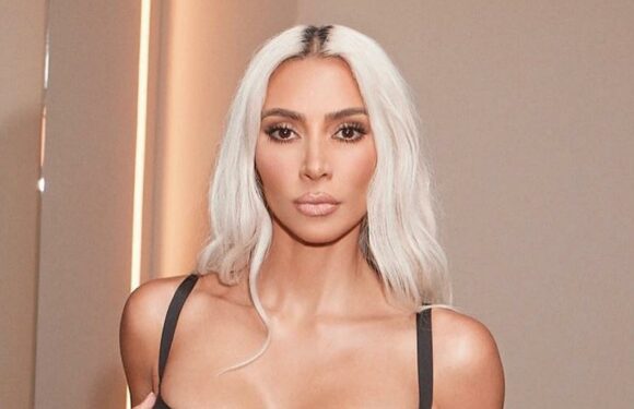 Kim Kardashian stuns as she shows off her bare boobs in see-through SKIMS bra- but fans spot 'photoshop blunder' | The Sun