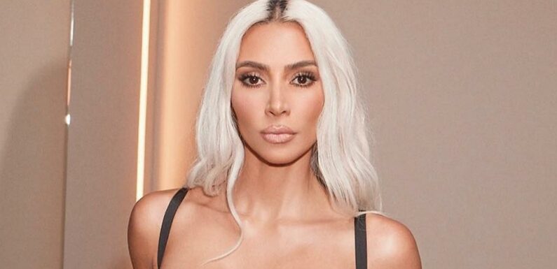 Kim Kardashian stuns as she shows off her bare boobs in see-through SKIMS bra- but fans spot 'photoshop blunder' | The Sun