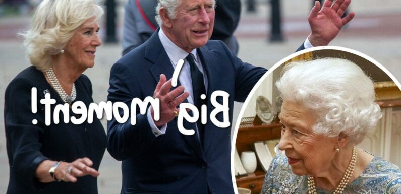 King Charles & Camilla Sit On Thrones For The First Time – LOOK!!