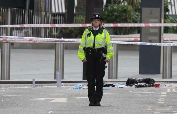 Leicester Square stabbing: Two police officers knifed at popular tourist spot in central London before suspect Tasered | The Sun