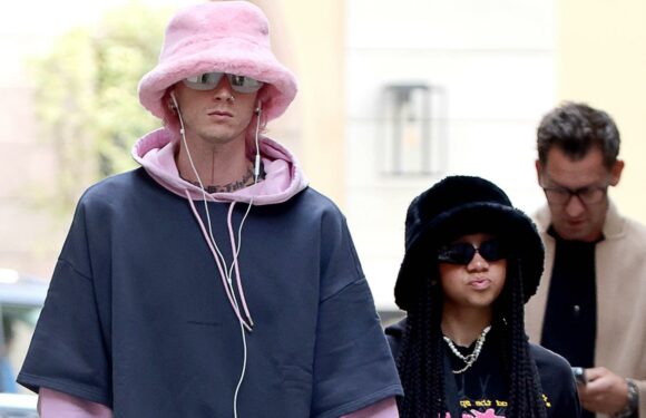 Machine Gun Kelly spotted with rarely seen 13-year-old daughter Casie in Milan | The Sun