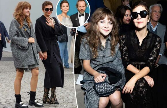 Maggie Gyllenhaals daughter, 15, makes rare appearance at Paris Fashion Week