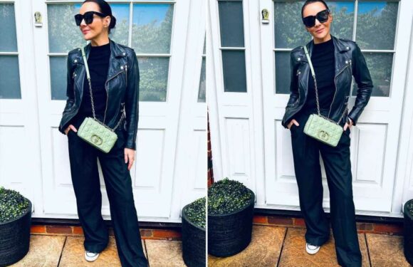 Martine McCutcheon looks slimmer than ever in stylish all black outfit | The Sun