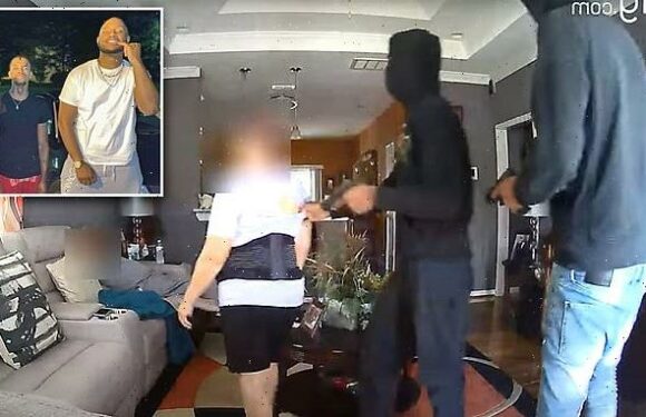 Masked men hold elderly residents at GUNPOINT during home invasion
