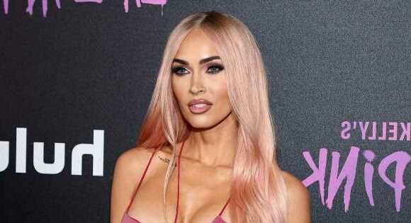 Megan Fox Hangs Poolside in a Neon-Green Thongkini