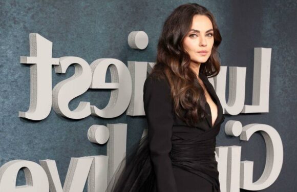 Mila Kunis commands attention in busty blazer dress for film premiere